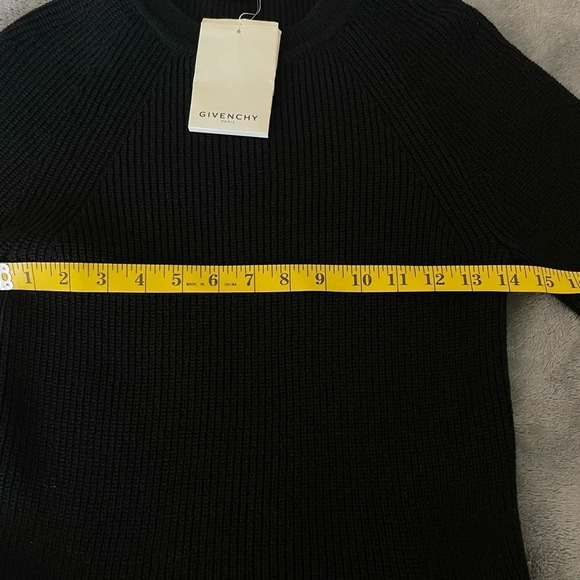 Givenchy Black, Red and White Striped Tie Waist Sweater Size S - Picture 6 of 10